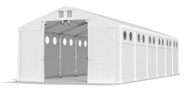 Skladová hala 6×12×2 m (oceľ + PVC 600g)