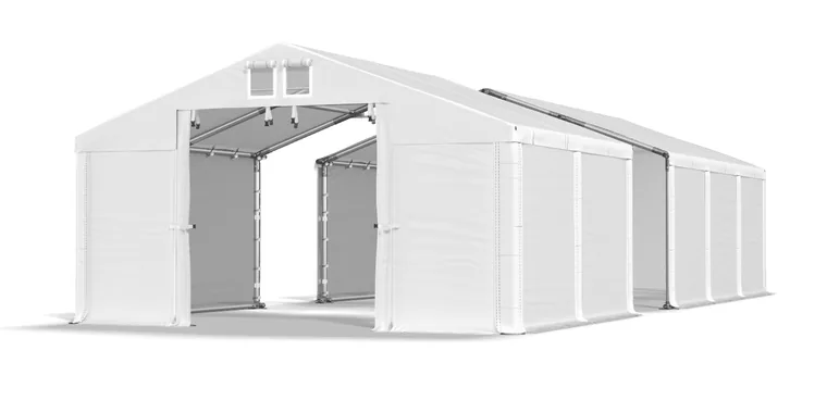 Skladová hala 6×16×2 m (oceľ + PVC 600g)
